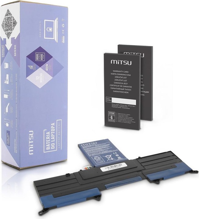 Actual product image Mitsu BATTERY BC/AC-S3 (ACER ASPIRE 3280 MAH 33 WH) - Battery (1 Cells, 3280 mAh)