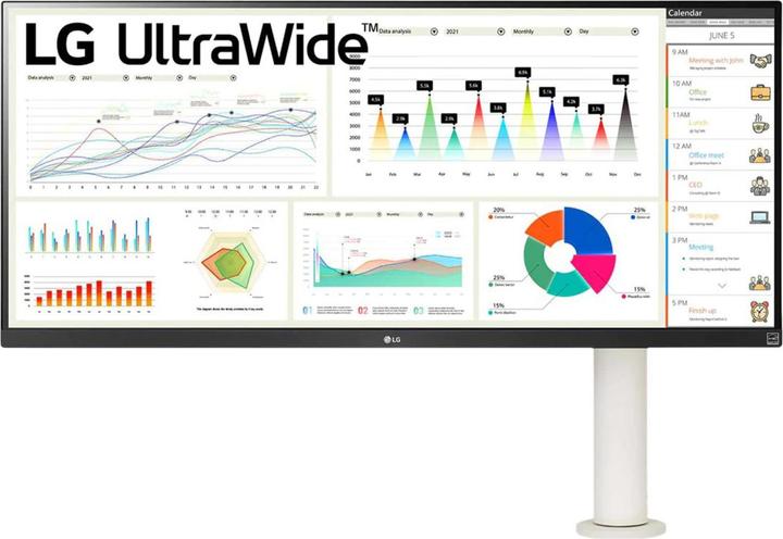 Actual product image LG UltraWide 34WQ68X-W (2560 x 1080 pixels, 34")