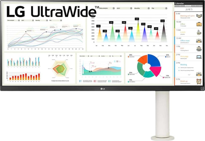Produktbild LG 34WQ68X-W UltraWide (2560 x 1080 Pixel, 34")