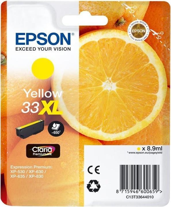 Produktbild Epson 33XL Claria Premium (Y)