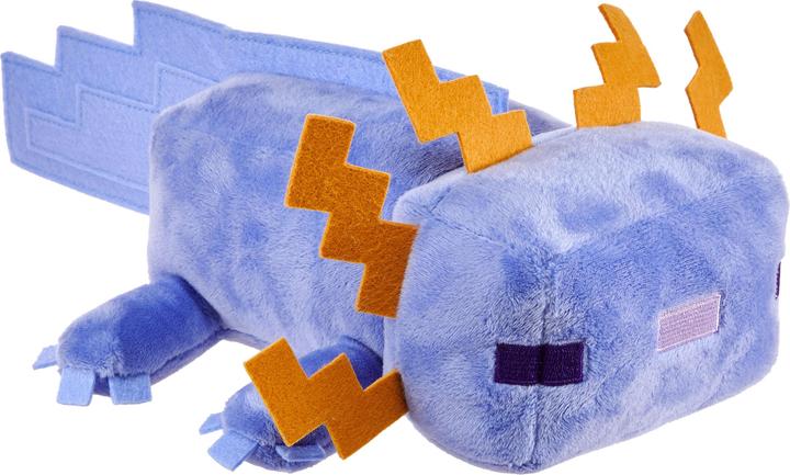 Image du produit Mattel Minecraft-Peluche Axolotl Bleu-du jeu vidéo à collectionner, 20 cm (20.32 cm)