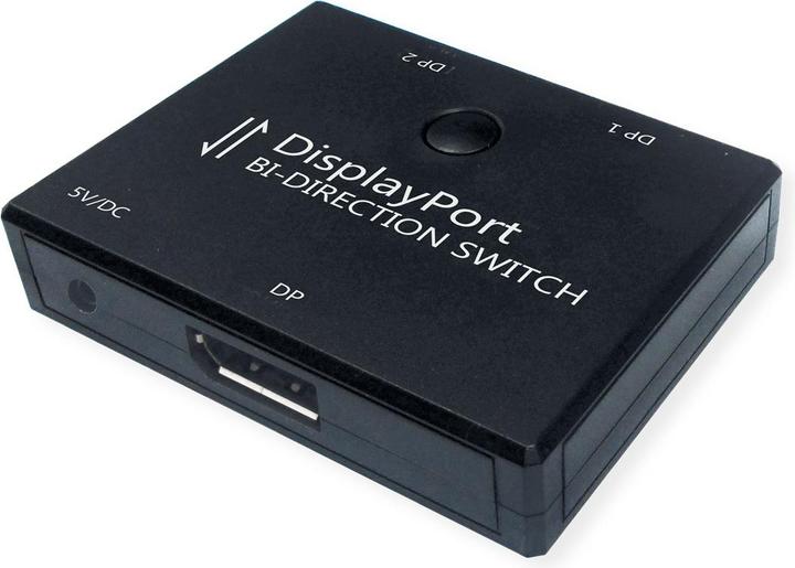 Value Commutateur DisplayPort 4K, 2x, bidirectionnel