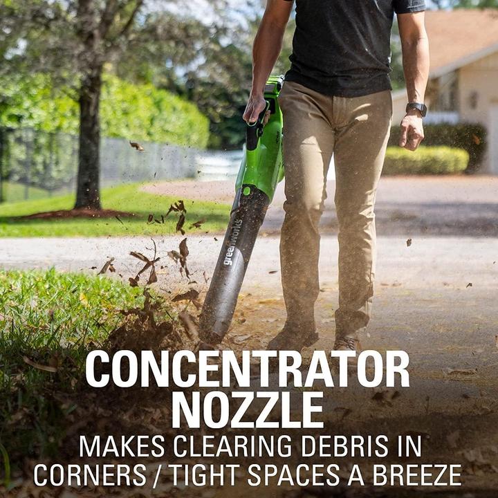 Productafbeelding Greenworks Soffiatore per Foglie Assiale (Oplaadbare batterij, Bladblazer)