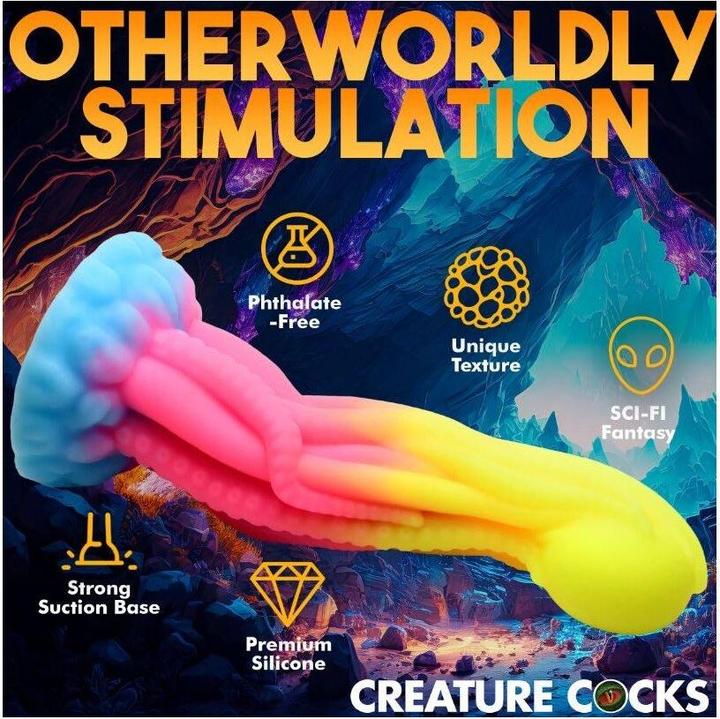 Actual product image Frisky Tenta Phosphoreszierender Silikondildo