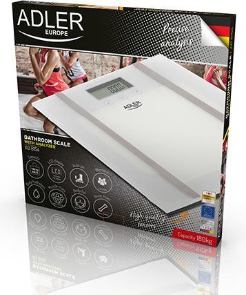 Actual product image Adler AD 8154 Personal Scale Rectangle, Electronic Personal Scale (180 kg)