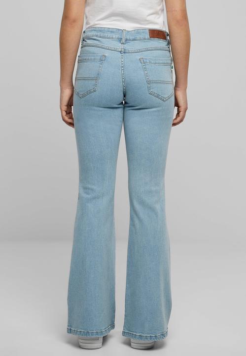 Produktbild Urban Classics Ladies Organic Low Waist Flared Denim (28)