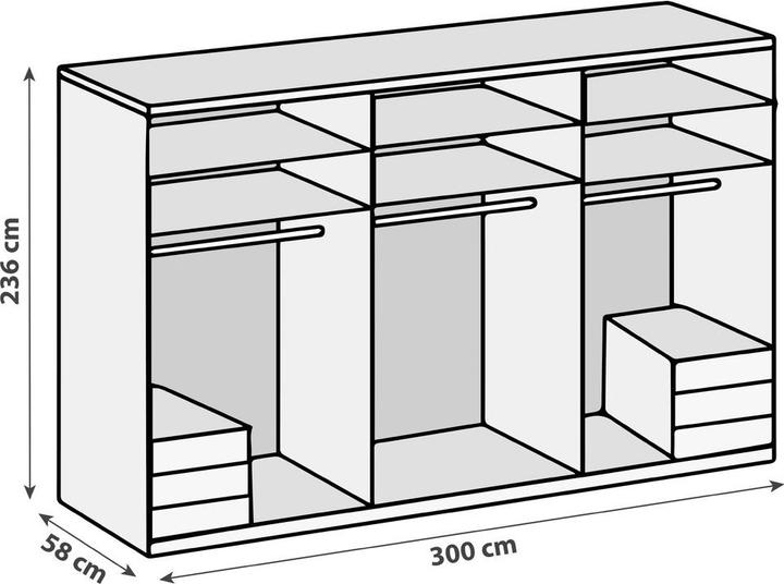 Immagine prodotto Mid.You Level36 (300 x 58 x 236 cm)
