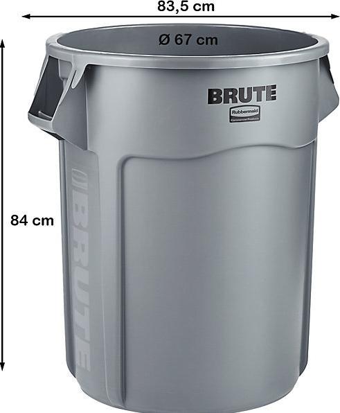 Produktbild Rubbermaid Universalcontainer, rund (208 l)