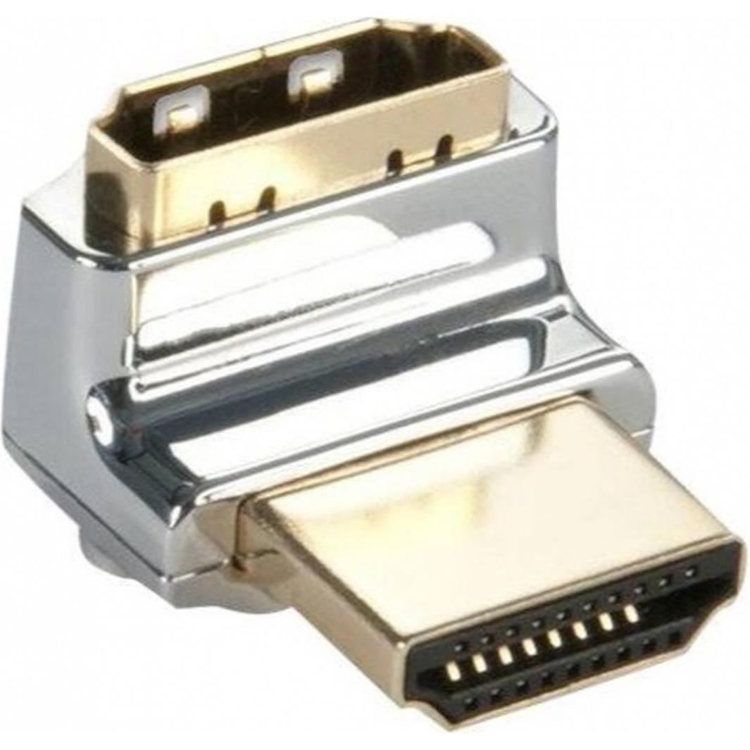 Lindy Cromo "nach oben" HDMI zu (HDMI, 4 cm), Data + Video Adapter, Silber