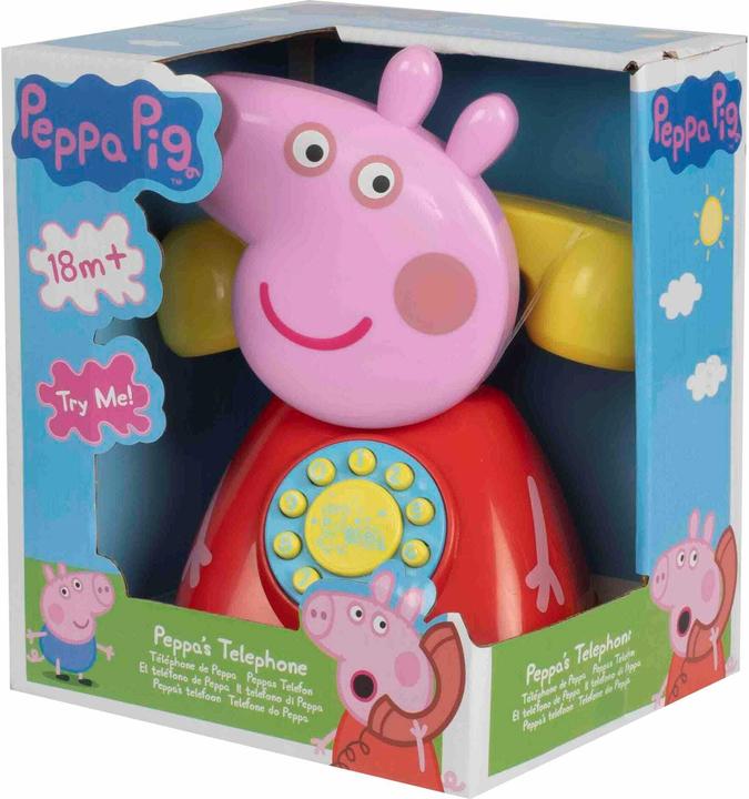 Actual product image HTI Peppa Pig pull-along phone