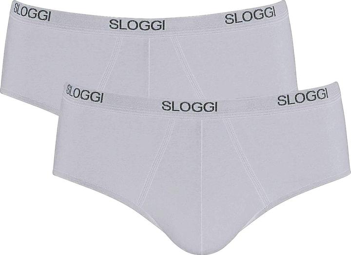 Produktbild Sloggi Slip Casual Figurbetont Basic Midi - 19682 (M, 2er Pack)
