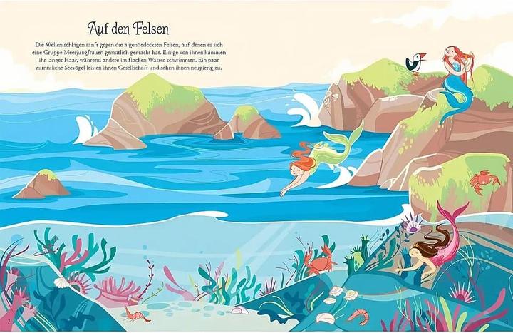 Produktbild Mein funkelndes Stickerbuch: Meerjungfrauen