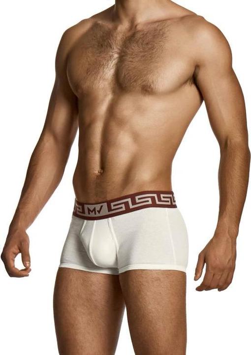 Produktbild Linen Boxershorts Beige/Bordeaux Medium (M, Einzelpack)
