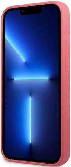 Actual product image Karl Lagerfeld KLHCP13MSLMP1PI iPhone 13 6.1" hardcase fuksja/fuchsia Silicone Plaque (Apple iPhone 13)