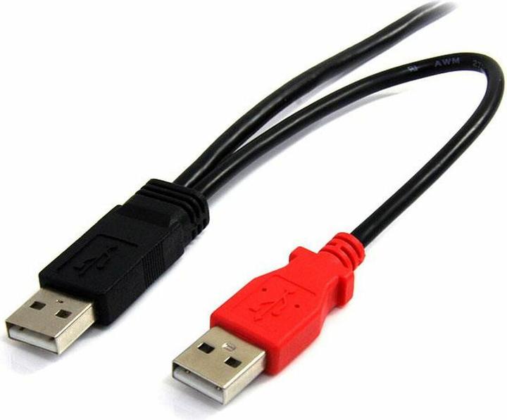 Produktbild StarTech 1,8m USB Y-Kabel für externe Festplatten - USB A auf Mini-B Anschlusskabel (1.80 m, USB 2.0)