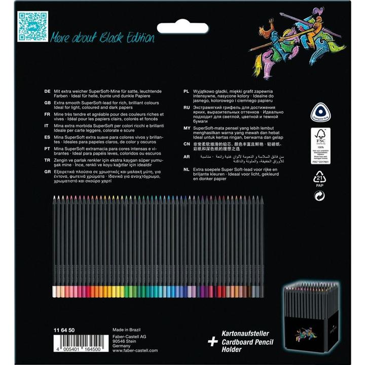 Immagine prodotto Faber-Castell Black Edition (Multicolore, 50 x)