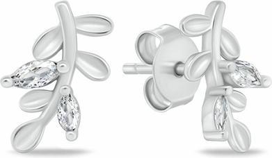 Produktbild Brilio Silver - Bronze sun earrings with zircons EA1059R