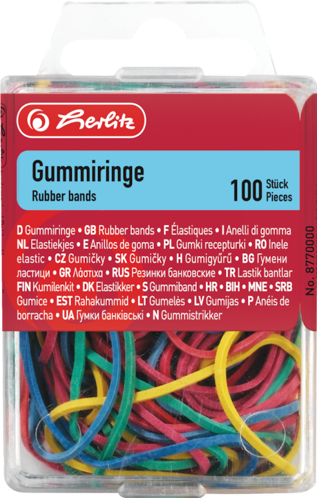 Actual product image Herlitz Gummiring (100 pcs.)