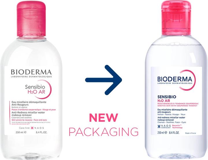 Actual product image Bioderma Sensitivity H2O (Micelle water, 250 ml)