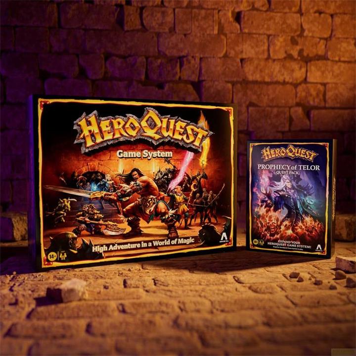 Productafbeelding Hasbro HeroQuest bordspel uitbreiding Prophecy of Telor avonturenpakket *Engelse versie* (Engels, 2 - 5 Spelers)