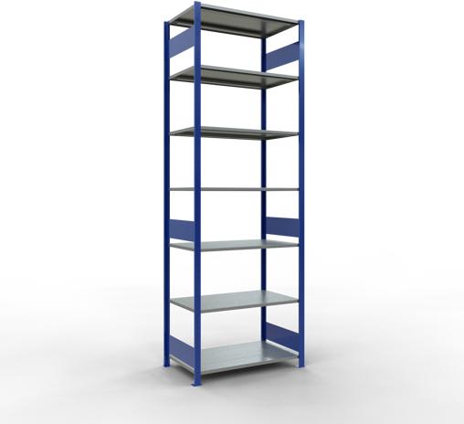 Immagine prodotto Schulte Lagertechnik Sistema di scaffalature di base senza viti MULTIplus150 con ripiani di lunghezza