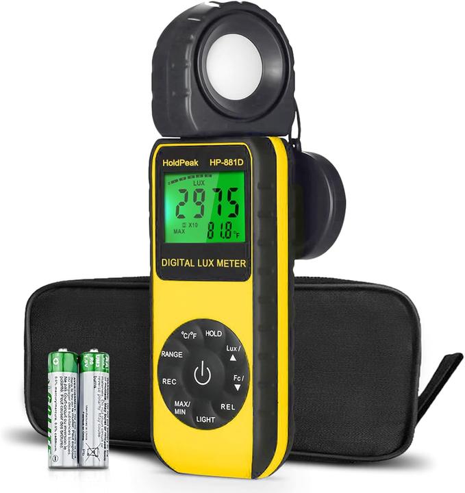 Produktbild Holdpeak 881D Lichtmessgerät (Blitzgerät Ersatzteile)