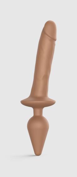 Produktbild Strap-on-me Switch Plug-In Dildo Caramel (XXL)