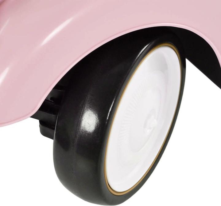 Actual product image Aiyaplay Kinder Rutschauto, Vintage-Design, versteckter Stauraum, Kippschutz, Hupe, 12-36 Monate in Rosa