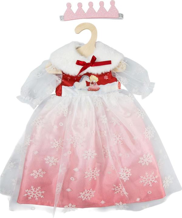 Produktbild Heless Winterprinzessin Lumi Puppenkleid mit Krone und Umhang - Grösse 28-35 cm