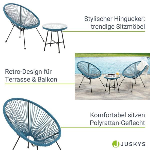 Produktbild Juskys Balkonmöbel Set Ostana (45 cm)