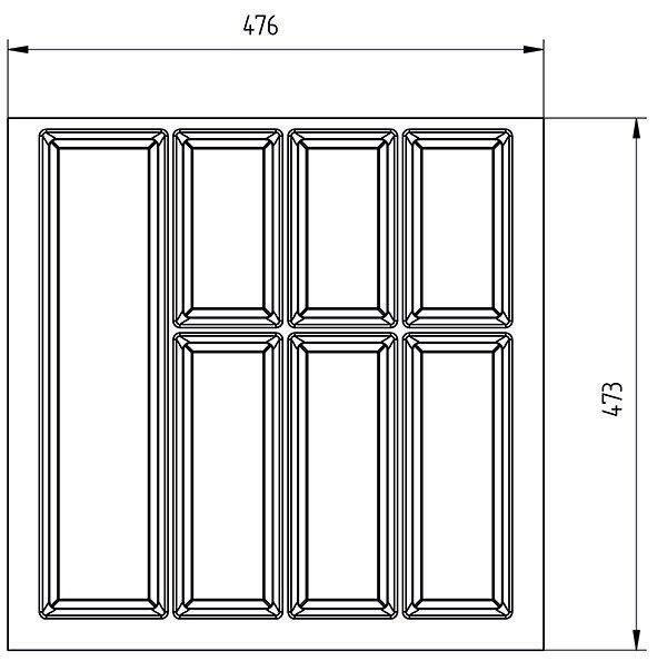 Produktbild Agoform Besteckeinsatz