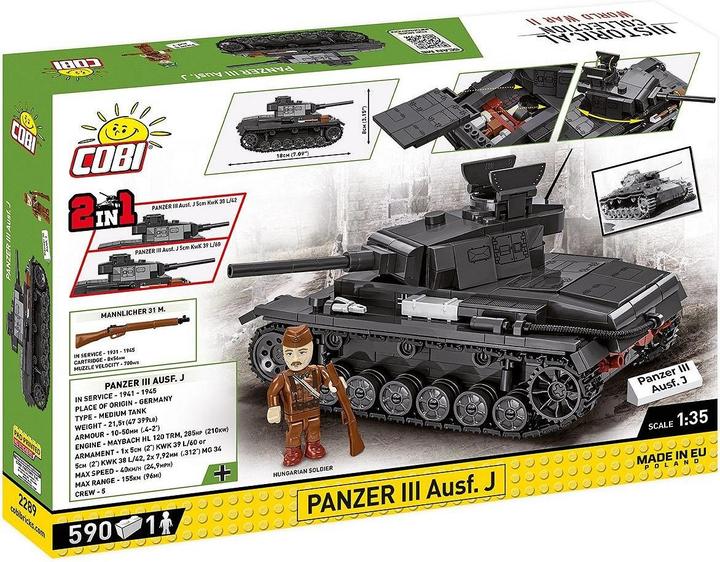 Image du produit Cobi H.C. WWII Panzer III version J