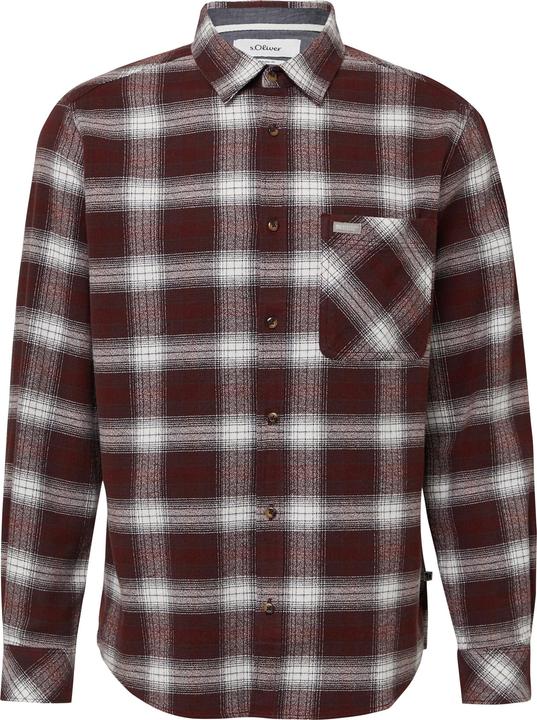 Immagine prodotto s.Oliver Hemd Regular Fit: Kariertes Hemd aus Flanell (M)