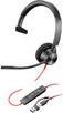 Image du produit Poly Blackwire 3310 + USB-C/A-Adapter (Filaire, USB-C, Les équipes Microsoft)