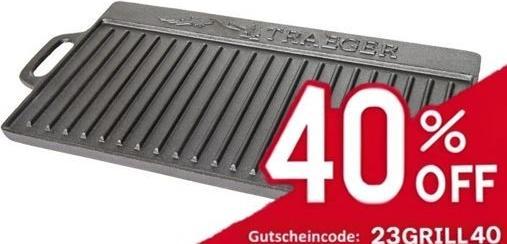 Actual product image Traeger Cast Iron Reversible Griddle
