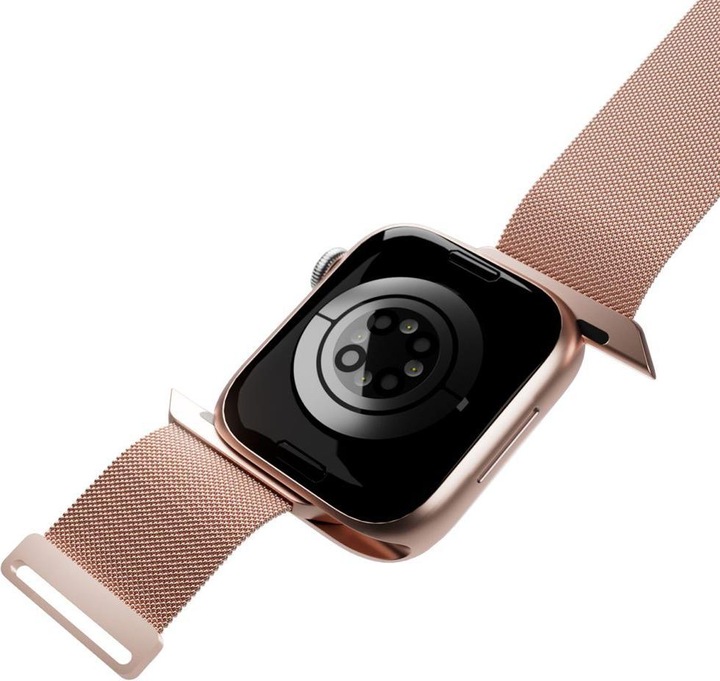 Actual product image Puro Milanese Magnetic Band - Pasek ze stali nierdzewnej do Apple Watch 38/40/41 mm (różowe złoto) (38 mm, 40 mm, 41 mm, Stainless steel, Apple Watch Series 1, Apple Watch Series 2, Apple Watch Series 3, Apple Watch Series 4, Apple Watch Series 5, Apple Watch Series 6, Apple Watch Series 7, Apple Watch Series 8, Apple Watch Series 9, Apple Watch SE)