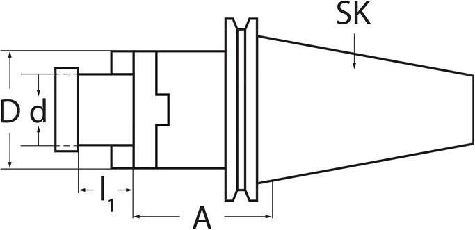 Immagine prodotto Promat Perno combinato DIN 69871AD/B