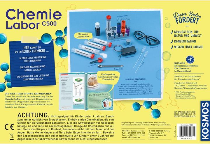 Immagine prodotto Kosmos Laboratorio di chimica C500 Starter Set