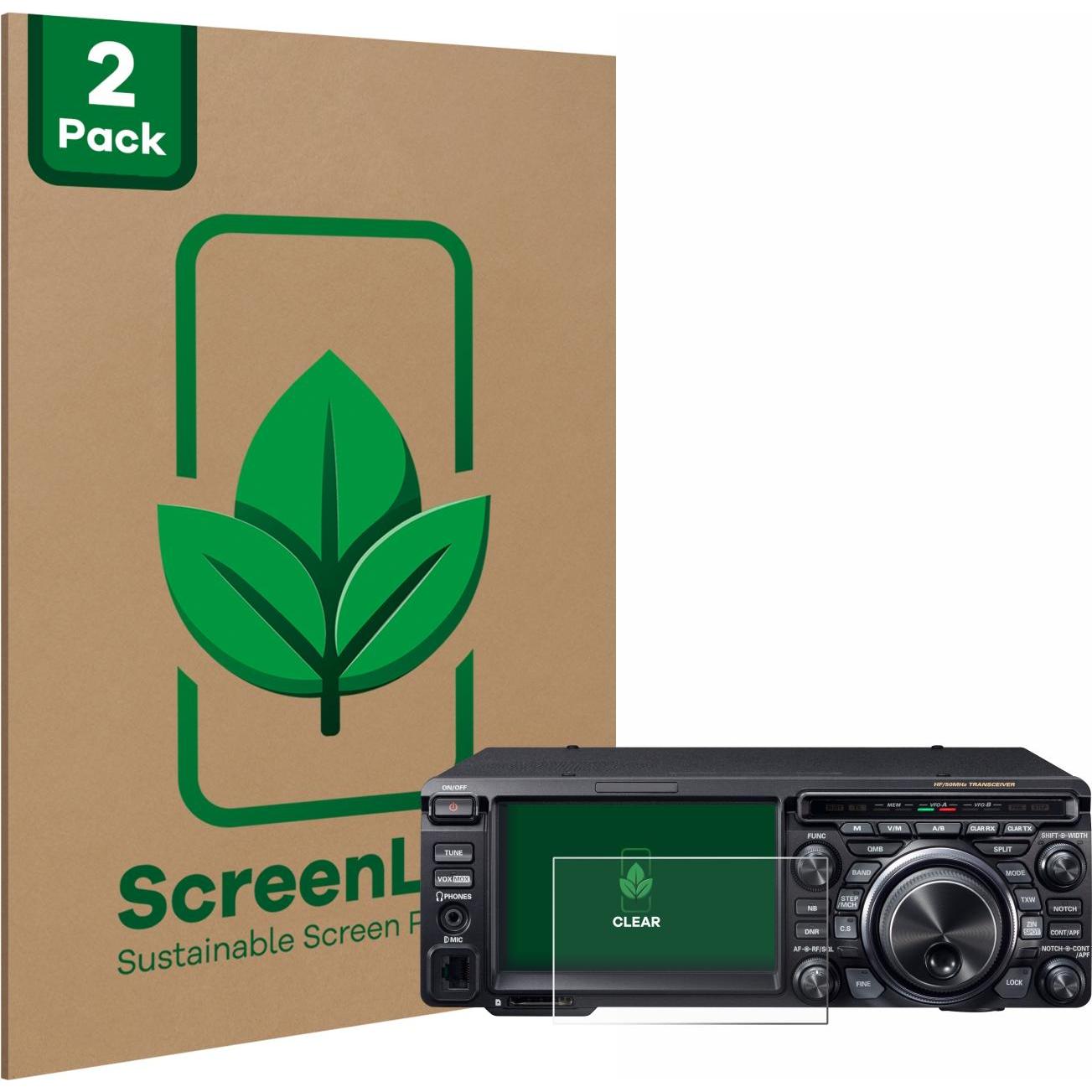 ScreenLeaf Schutzfolie nachhaltiger Displayschutz Displayschutzfolie Folie Klar Transparent, MP3 + Media-Player Zubehör