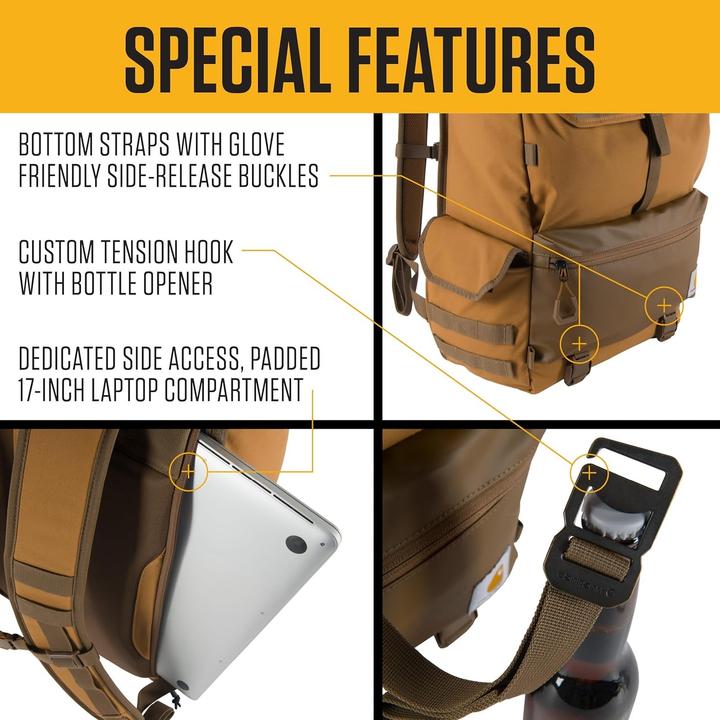 Actual product image Carhartt Rain Defender Roll Top Backpack