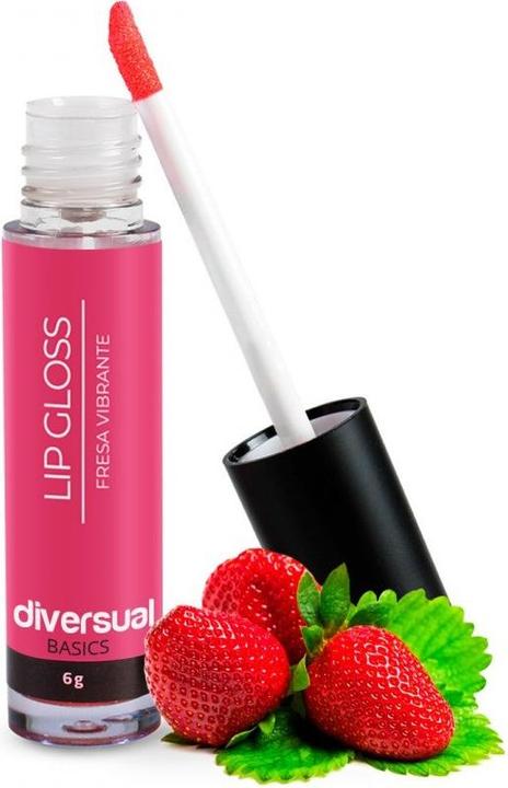 Diversual Vibrant Strawberry Lip Gloss