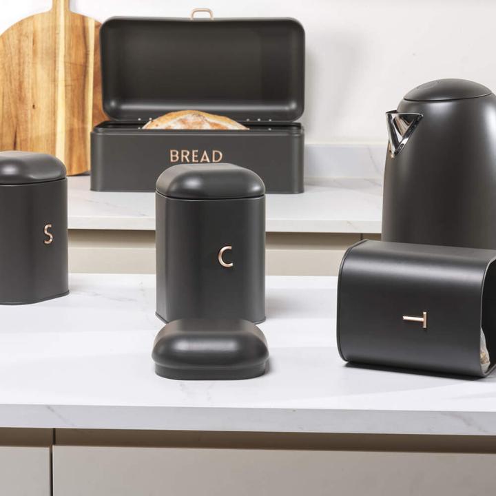 Actual product image Salter BW13729EU7 Pebble 3-Piece Canister Set Charcoal (1.40 l)