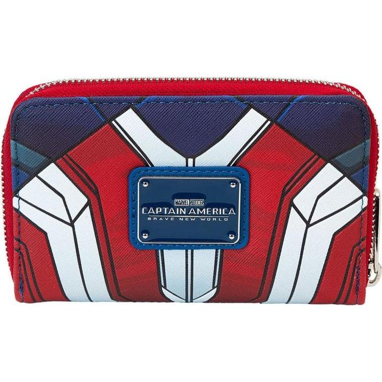Thumbnail - Loungefly, Portemonnaie, Marvel Captain America Brave New World wallet, Silber