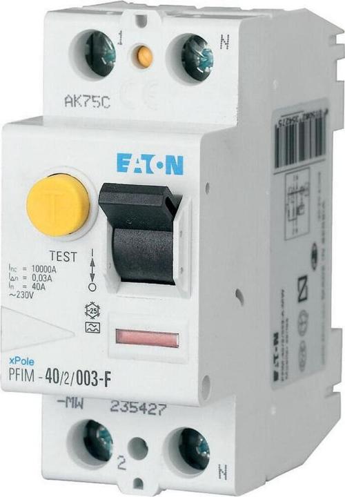 Image du produit Eaton PFIM-40/2/003-G/F Disjoncteur différentiel de type F