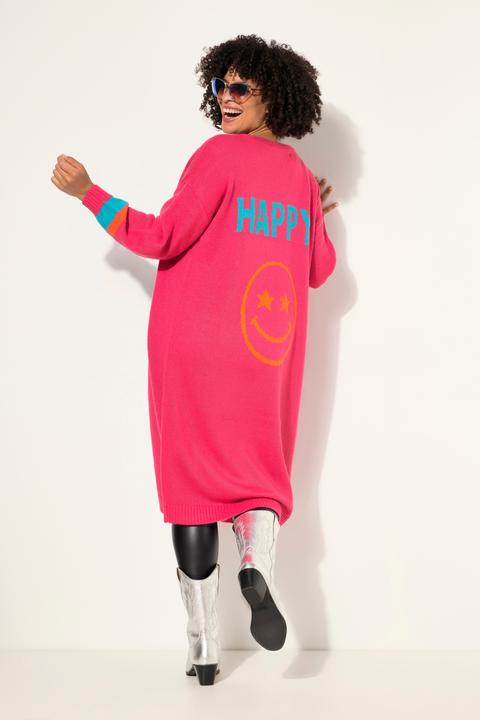 Produktbild Angel of Style Long-Strickjacke, offene Form, Rücken-Smiley (56)