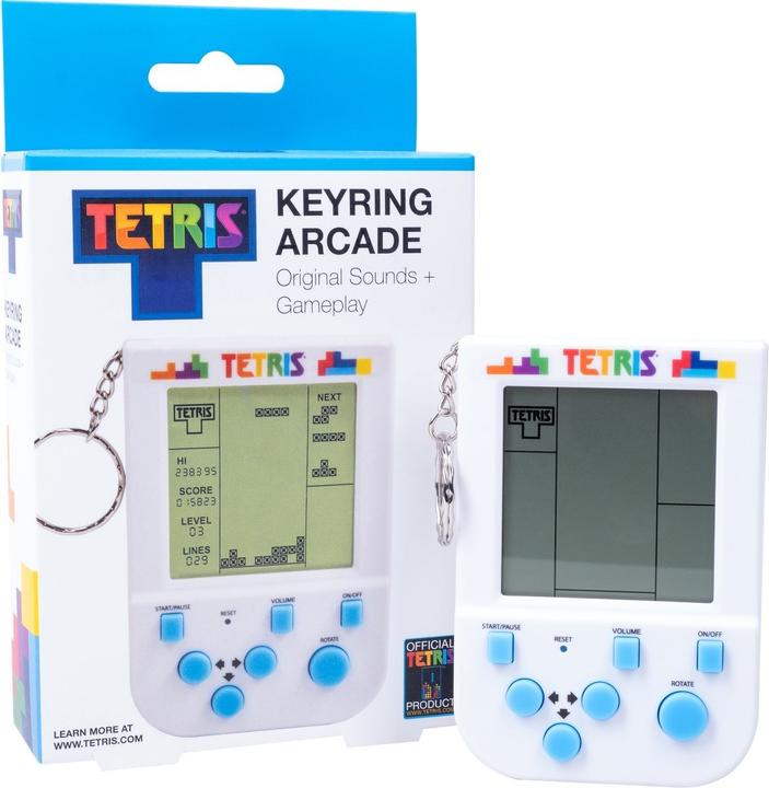 Produktbild Fizz Creations Tetris Mini Retro Handheld Videospiel-Schlüsselanhänger