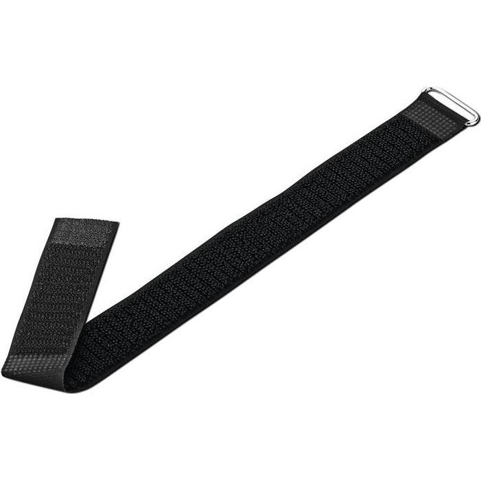 HP Autozubehör, Fascette, Fascetta in velcro lunghezza 250 mm larghezza 20 mm poliammide nero (Fascette in velcro, 250 mm, 20 pz.)