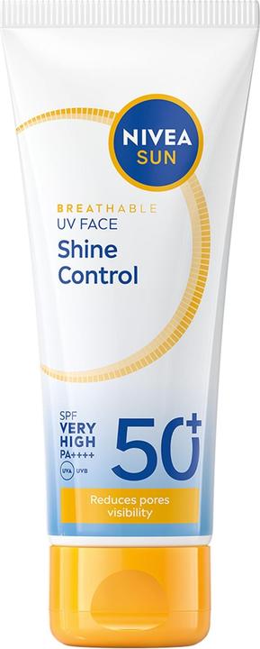 NIVEA UV Face Shine Control Cream SPF 50+ 40ml (Sun cream face, SPF 50, 40 ml)