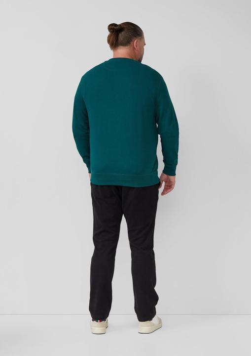 Produktbild s.Oliver Sweatshirt Wärmendes Sweatshirt mit Logo-Artwork (3XL)