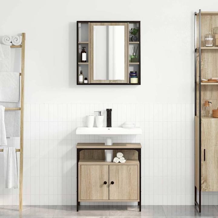 Produktbild vidaXL Badezimmerschrank Set